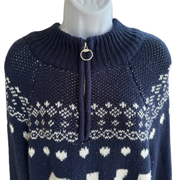 Aerie Navy LOVE Sweater - Picture 5 of 10